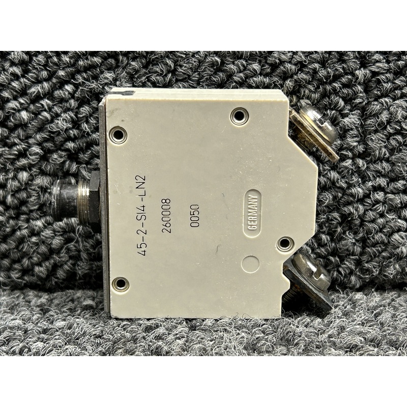 45-2-S14-LN2 ETA Push to Reset Circuit Breaker (28V, 80A)