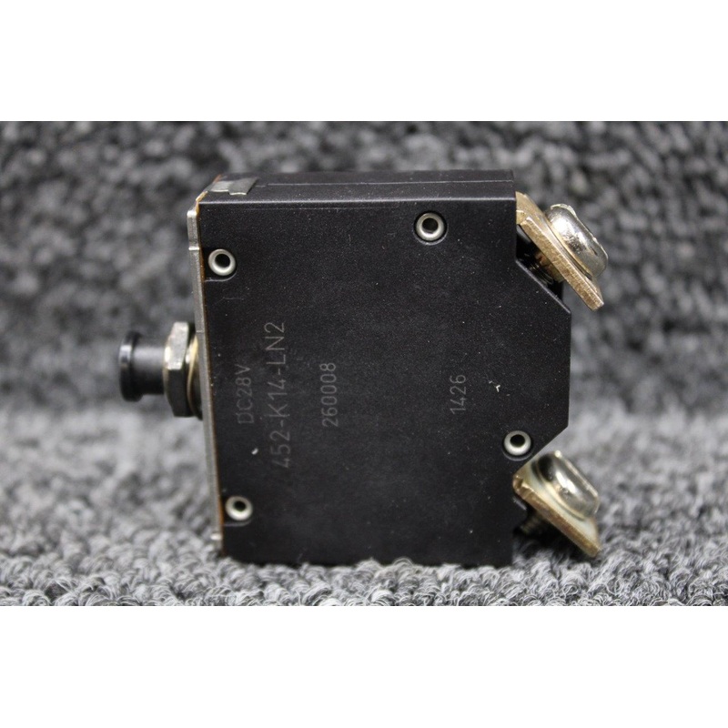 452-K14-LN2-80A ETA Push To Reset Circuit Breaker (28V, 80A)