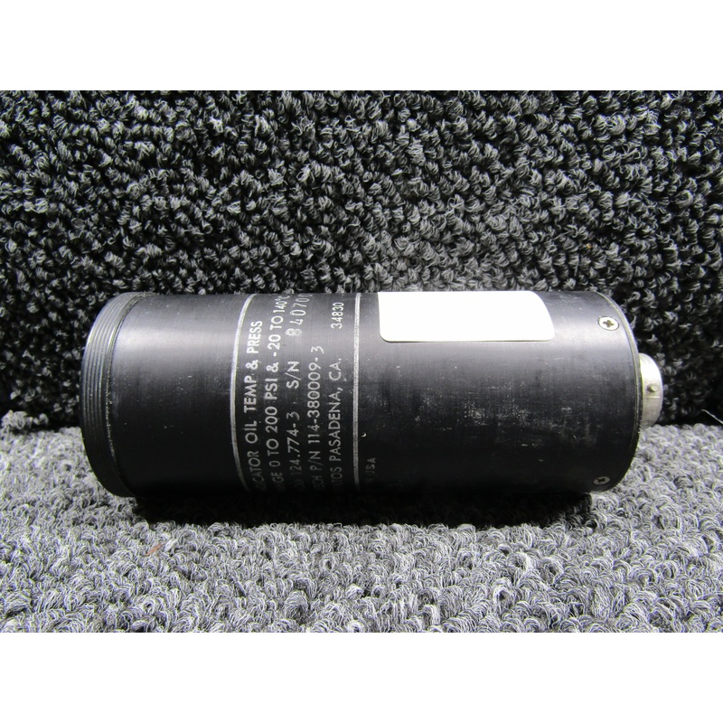 114-380009-3 Kratos 124-774-3 Oil Temperature and Pressure Indicator