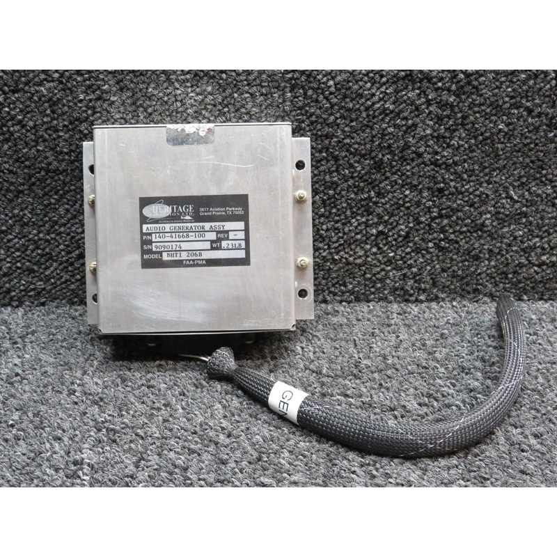 140-41668-100 Heritage Aviation BHTI 206B Audio Generator Assembly