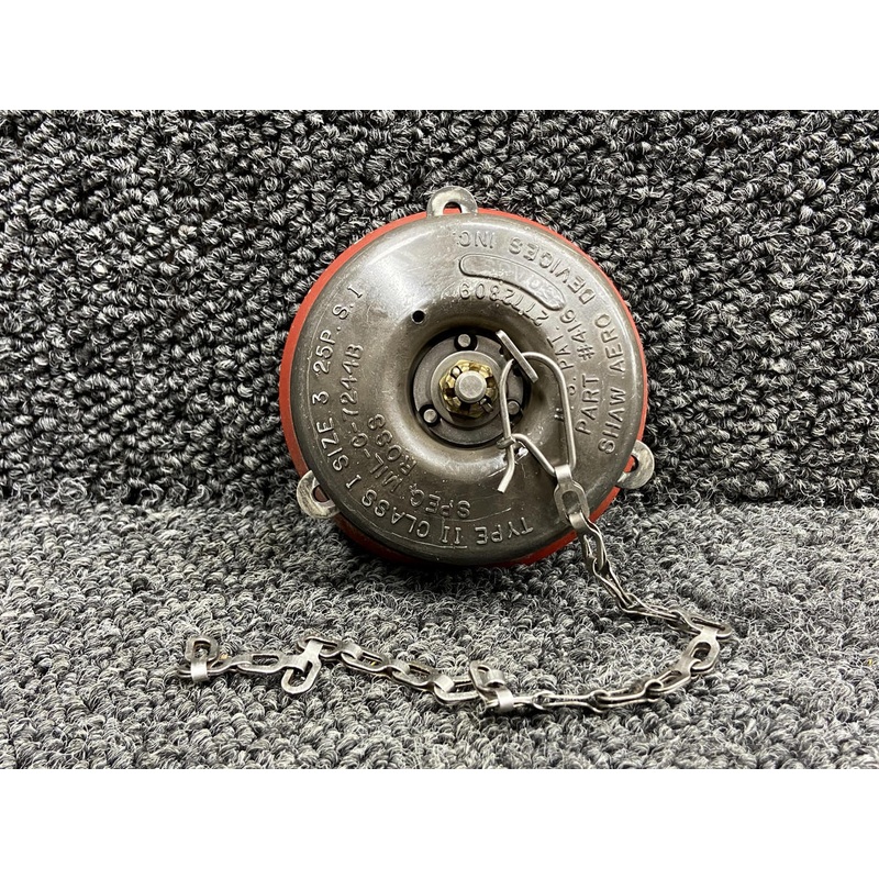 416-50R Shaw Aero Fuel Cap Assembly with Chain (Size: 3)