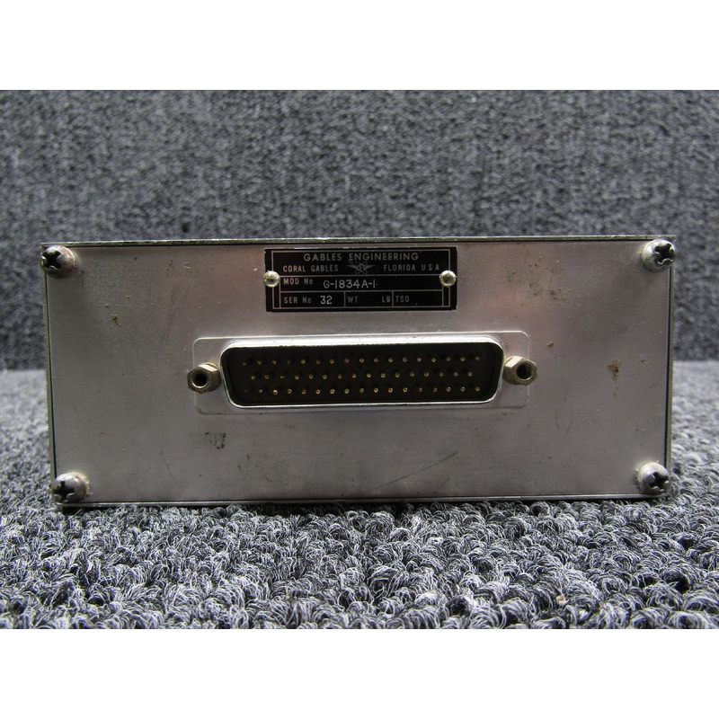 G-1834A-1 Gables Engineering Frequency Selector Transponder (Missing Knobs)