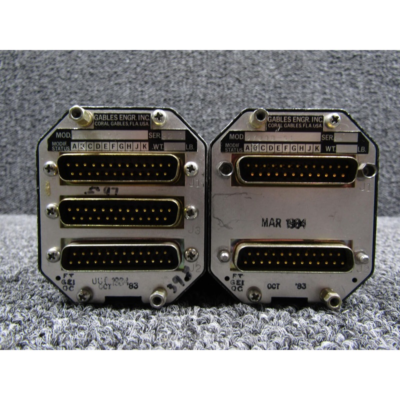 G7007-55, G7008-51 Gables Engineering Nav 1-Comm 1 Control Box with Mods