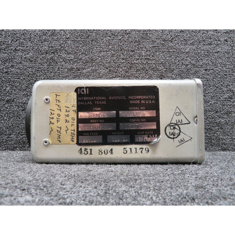 500B0001-002 International E-1631-T Annunciator (28V)