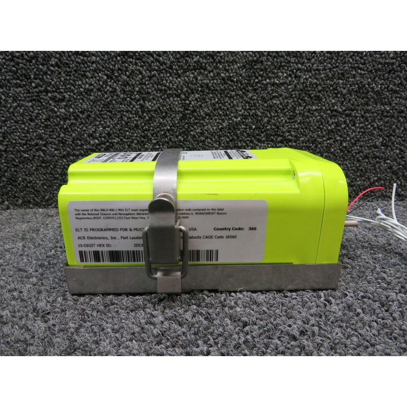 A3-06-2880 Rev. D Artex ELT-345 Emergency Locator Transmitter w Tray and Switch