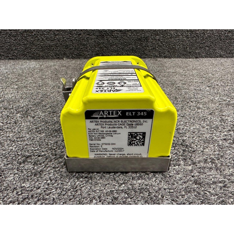 A3-06-2880 Rev D Artex ELT-345 Emergency Locator Transmitter with Antenna (Core)