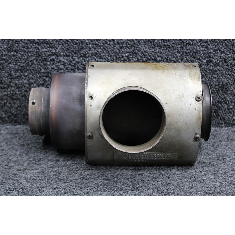 1250251-1 Continental IO-470-S Hanlon and Wilson Muffler Assembly RH with Shroud