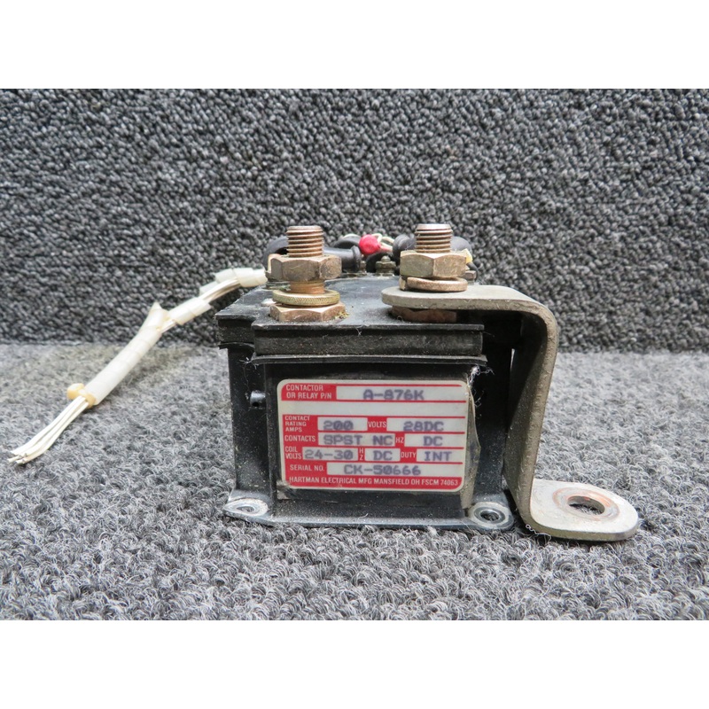 A-876K Hartman Contactor Battery Relay with Connector (Volts: 24-30)