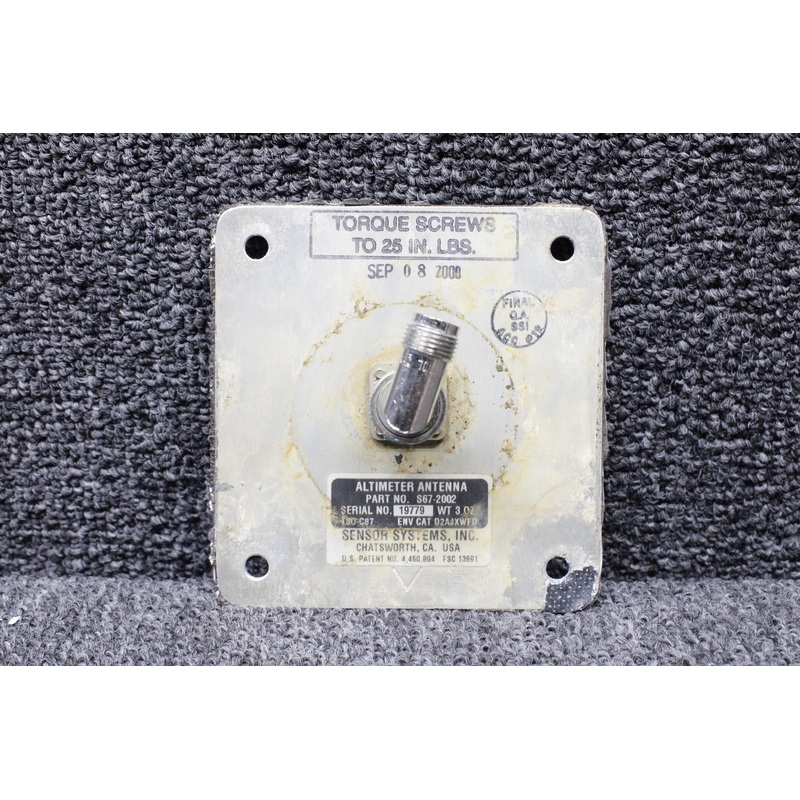 S67-2002 Sensor Systems Altimeter Antenna (Square Style)