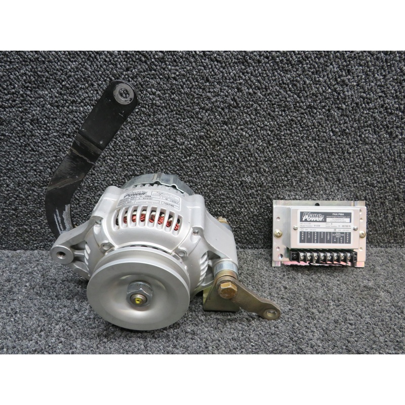 10-1050A Plane Power Alternator Kit with Voltage Regulator, Brackets, STC (12V)