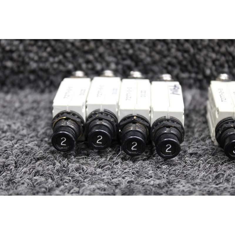 7277 Klixon Push Breaker Set of 19 (Amps: 2, 3, 5, 10)