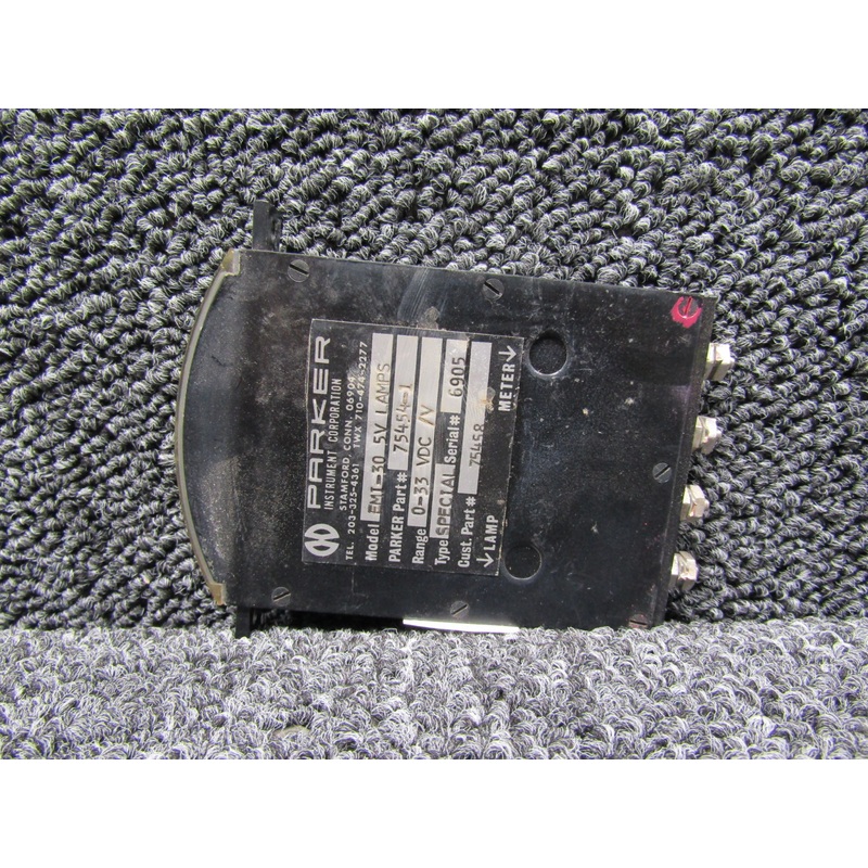 75458 (Alt: 75454-1) Parker Voltmeter Indicator