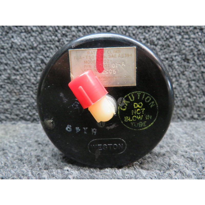 22-202-01-A Weston Rate of Climb Indicator (Face Discolored)