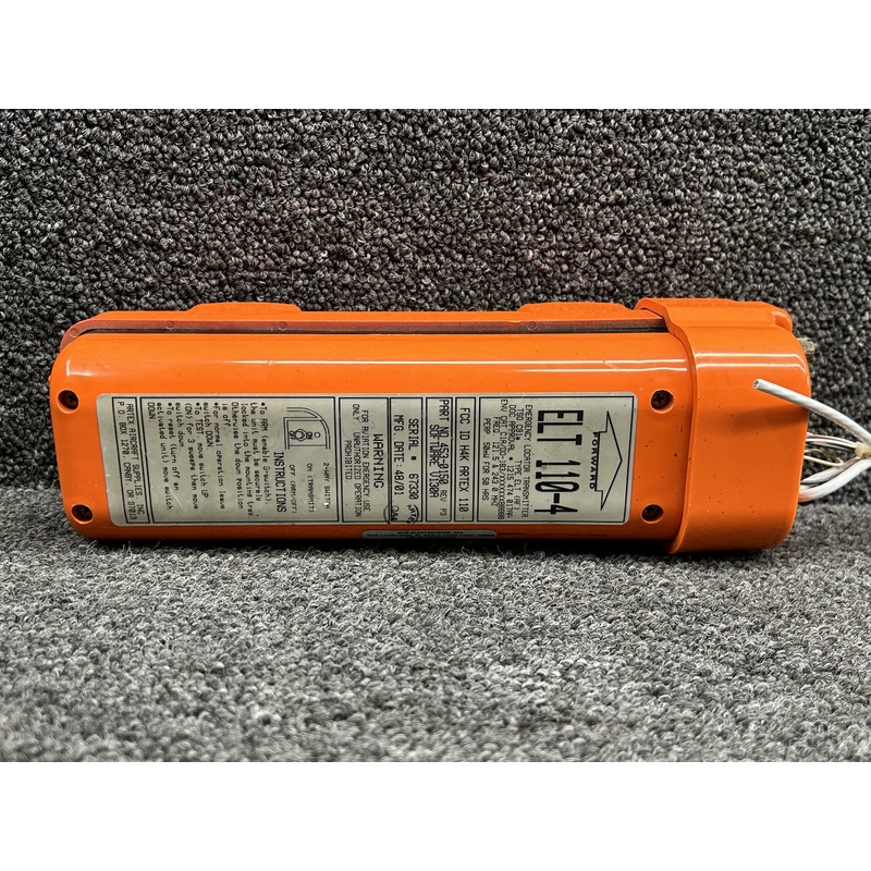 453-0150 Artex 110-4 Emergency Locator Transmitter with Antenna and Switch