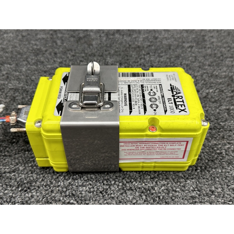 A3-06-2749-1 Artex ELT 1000 Emergency Locator Transmitter w Antenna and Switch