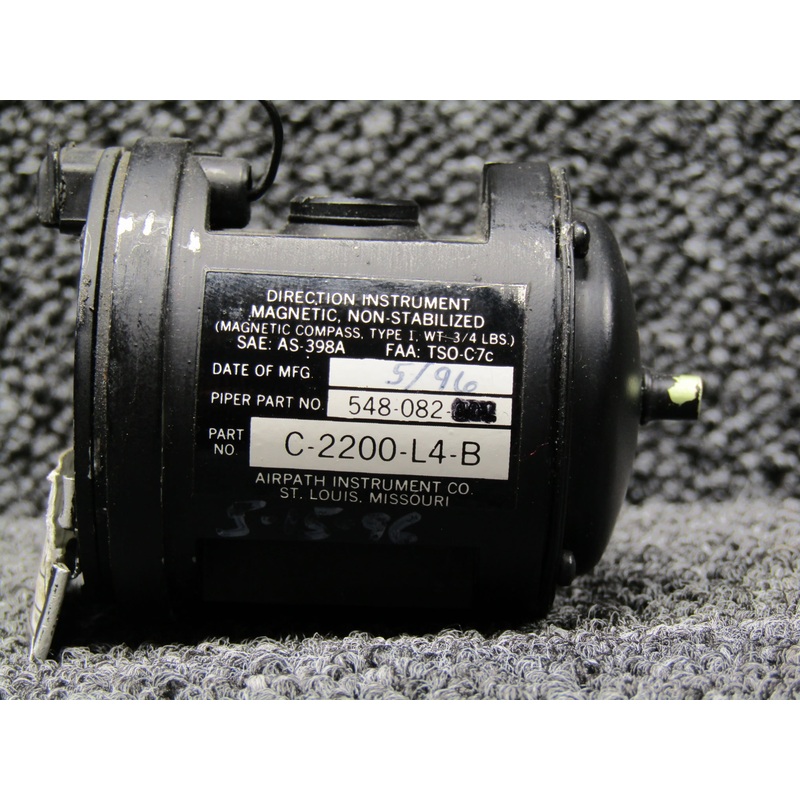 C-2200-L4-B (Alt: 548-082) Airpath Instrument Magnetic Compass Assembly