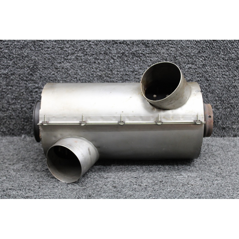 1250256-1 Continental IO-470-S Hanlon and Wilson Muffler Assembly LH with Shroud