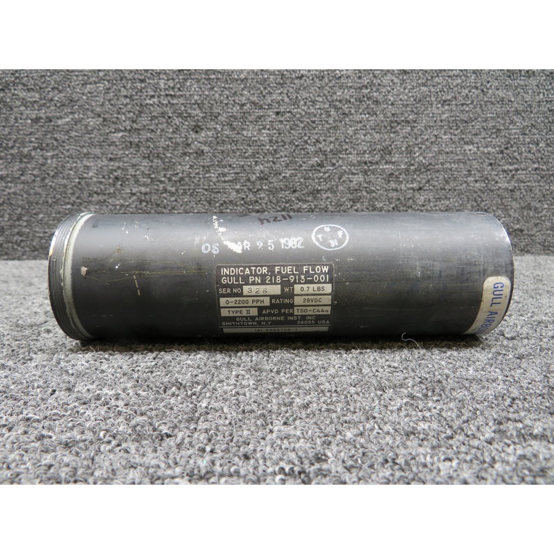 218-913-001 (Alt: 6883708-1) Gull Airborne Fuel Flow Indicator (Faded Face)