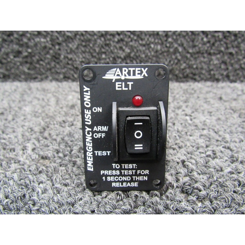 A3-06-2880 Artex ELT-345 Emergency Locator Transmitter W/ Antenna and Switch