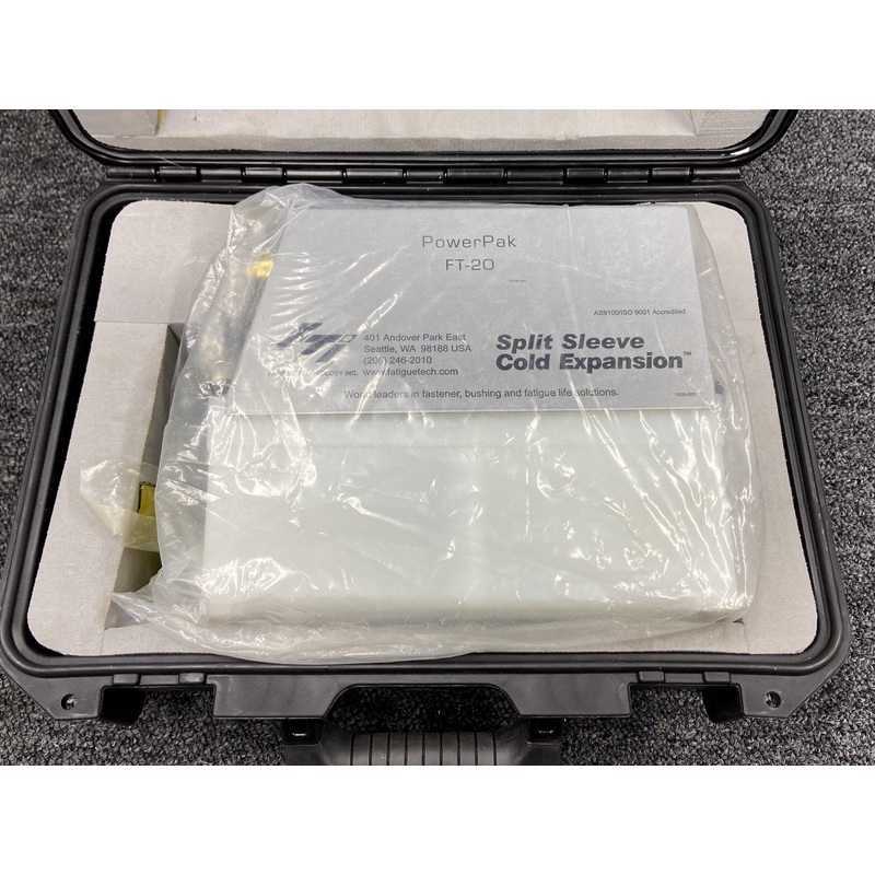 FT-20 Fatigue Technology Split Sleeve Cold Expansion Kit w Power Pack and Case