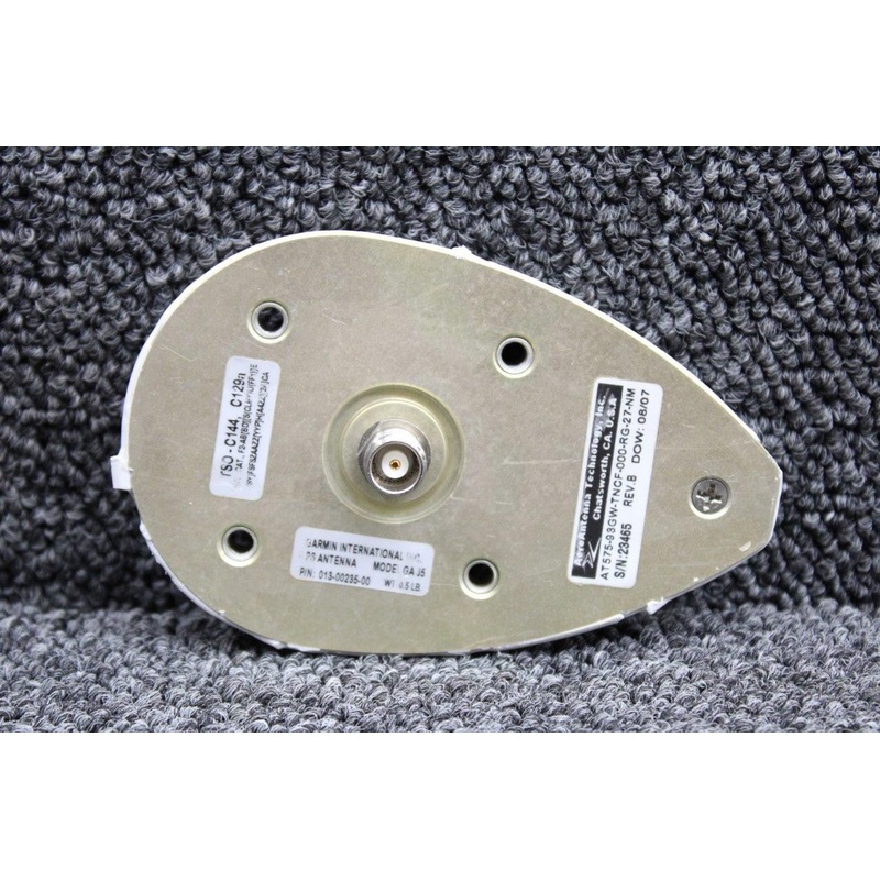 013-00235-00, AT575-93GW-TNCF-000-RG-27-NM Garmin, AeroAntenna WAAS GPS Antenna