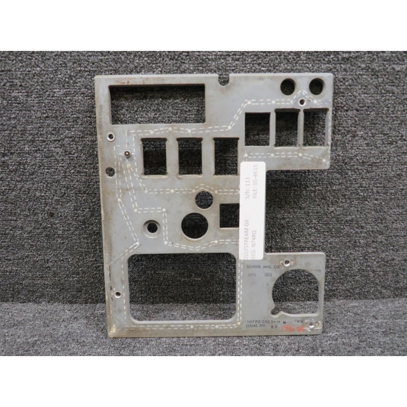 1159FP20025-71 Gulfstream G-II Plexiglass Panel Assembly RH