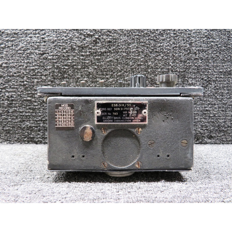 3041D1797-4 Elliot Bros Communications ESB 31 K-55 Selector Panel w Mods
