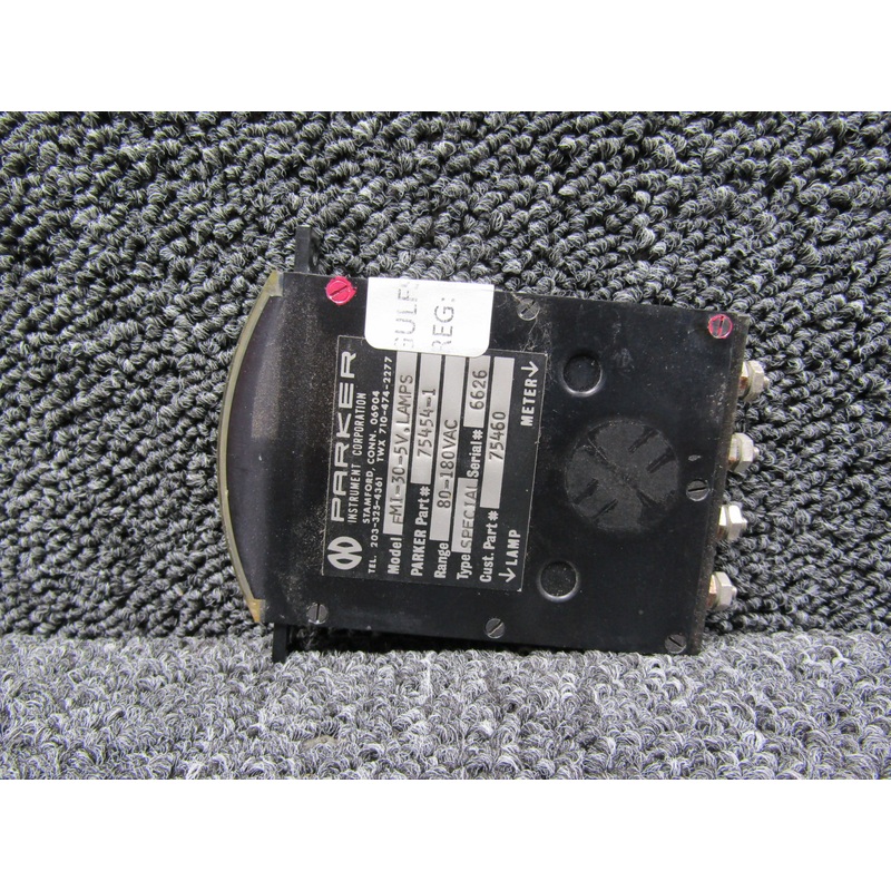 75460 (Alt: 75454-1) Parker Voltmeter Indicator