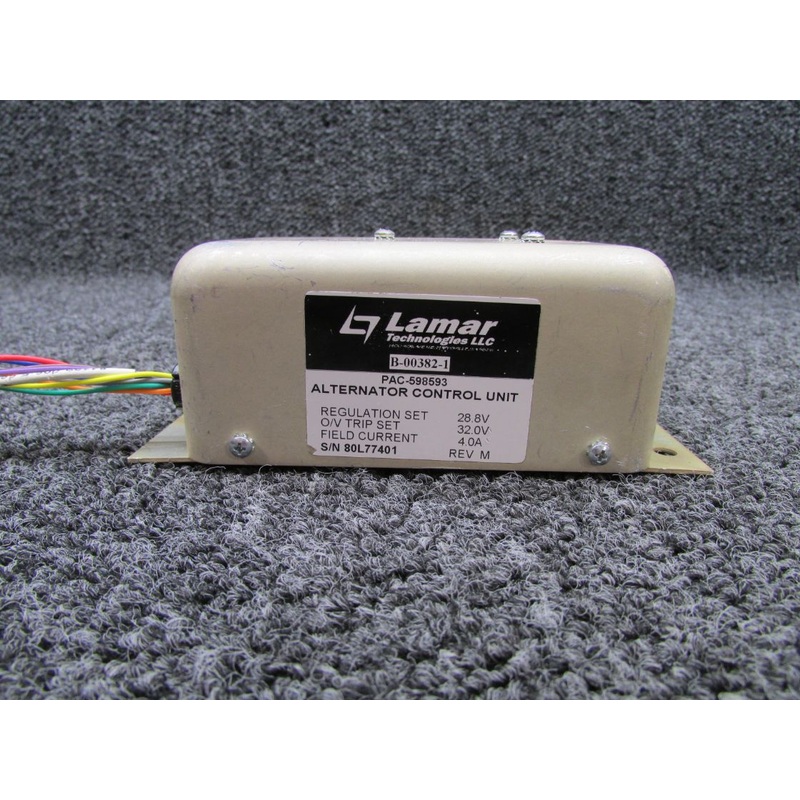B-00382-1 Rev. M (Alt: 598-593) Lamar Alternator Control Unit (Volts: 28)