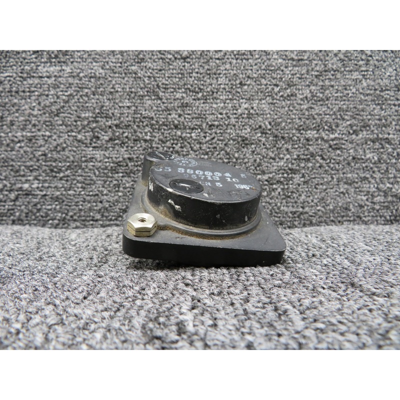 35-380004-5 (Use: 50-380013-5) Wakmann Clock (Worn Face, Cracked Glass)