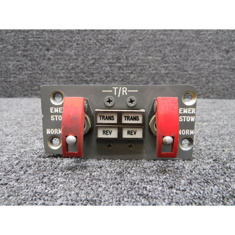 3388-1 Tellite Thrust-Reverser Annunciator-Switch Panel Assembly (Worn Switch)