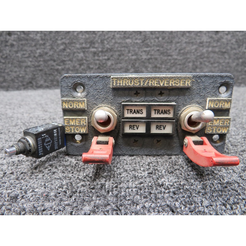 3388-1 Tellite Thrust-Reverser Annunciator-Switch Panel Assy with Extra Switch