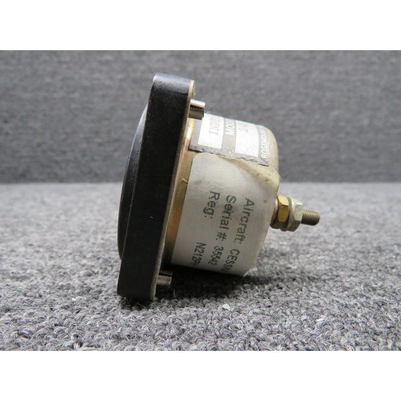 34H Rosemount Voltmeter Indicator (Cloudy Screen)