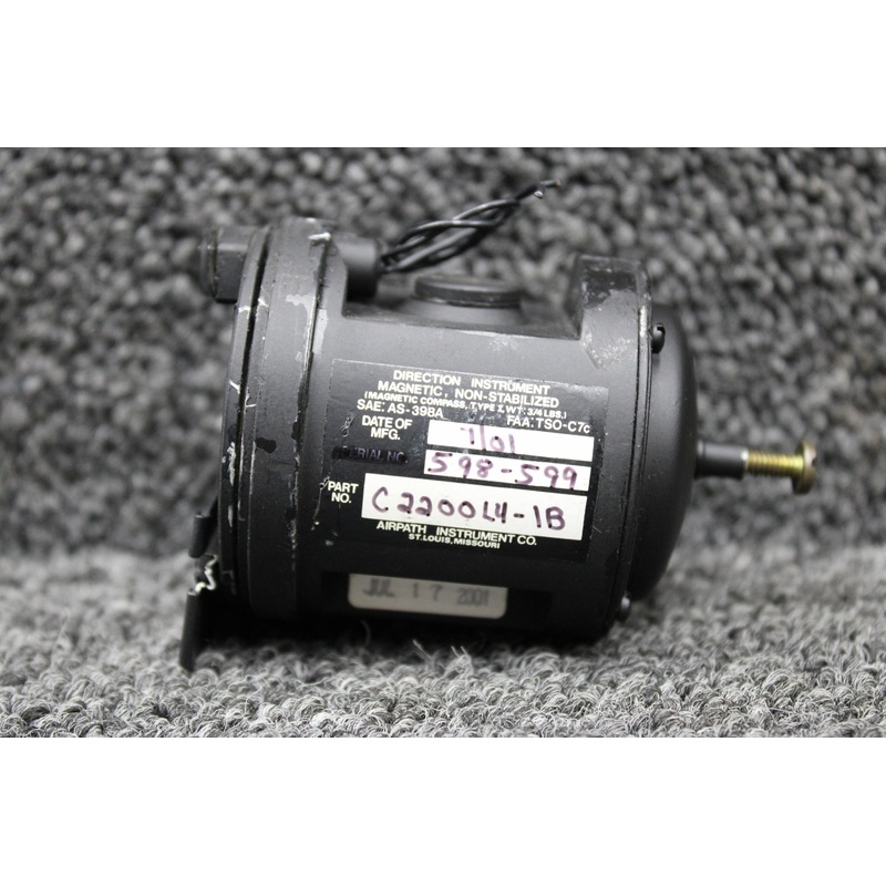 C2200-L4-1B (Alt: 598-599) Airpath Magnetic Compass Indicator (Lighted)