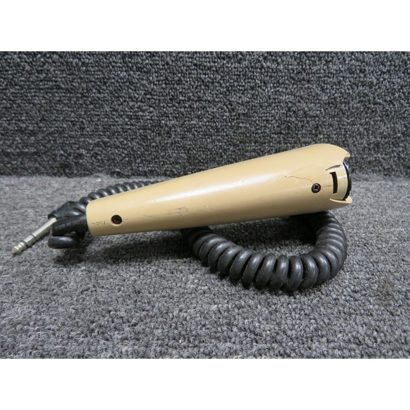 Telex Handheld Microphone (Tan) (Broken Top) (No Data Plate)