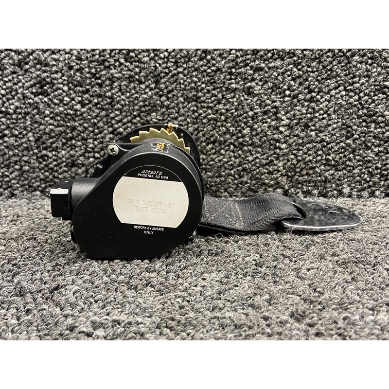 505589-401 Amsafe Inertia Seat Belt Reel Assembly w Seat Stop Cable