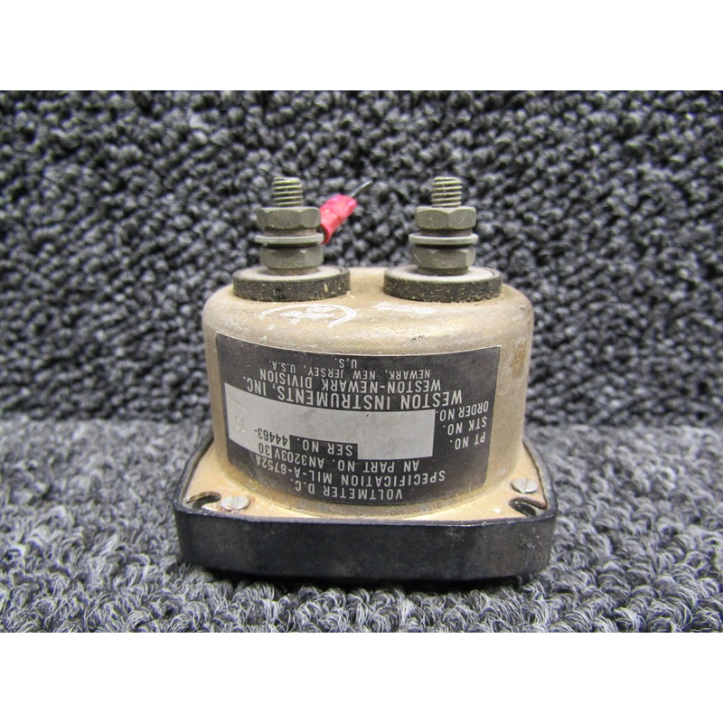 AN3203V30 Weston MIL-A-6752A Voltmeter DC Indicator