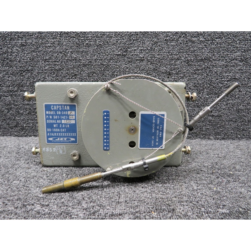 501-1478-01 JET SA-341-A Servo Actuator with Modifications & Capstan (Volts: 28)