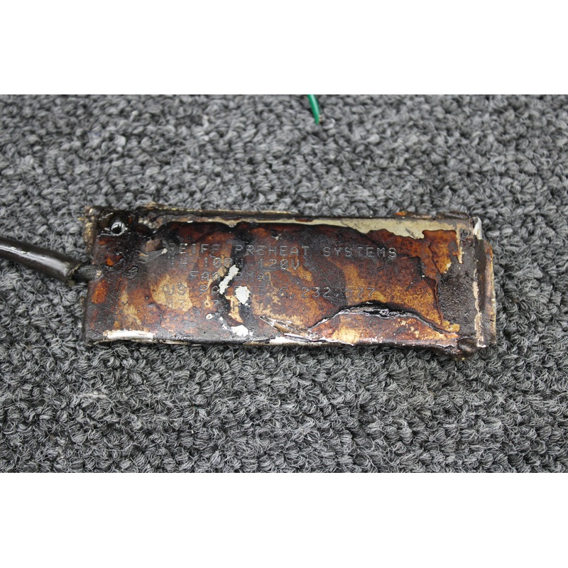 Continental O-200-D2B Reiff HotStrip Oil Sump Heater (120V, 100W)