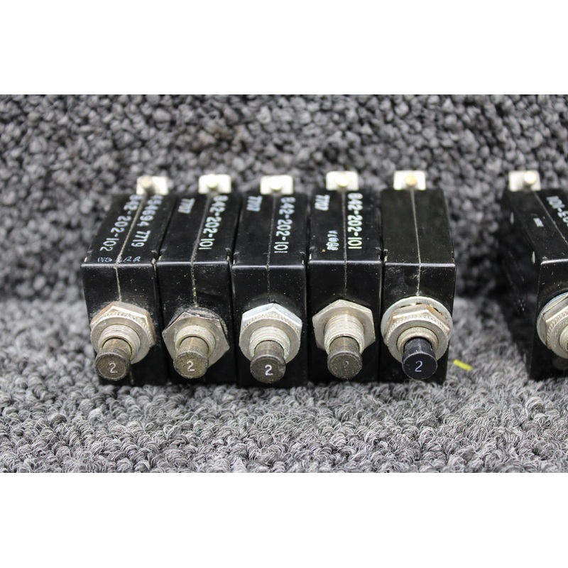 Klixon, Potter and Brumfield, Wood, Tyco Push Breaker Set of 56 (Various Amps)