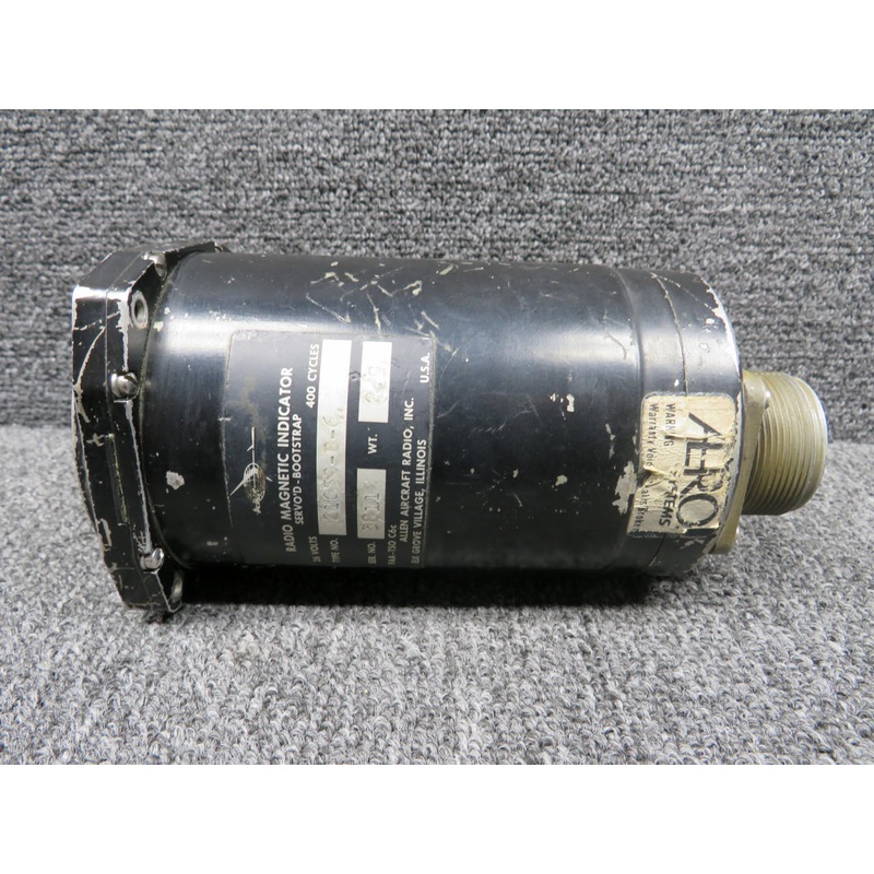 2105D-B-6 Allen Aircraft Radio Magnetic Indicator (Worn Face) (Chipped Paint)
