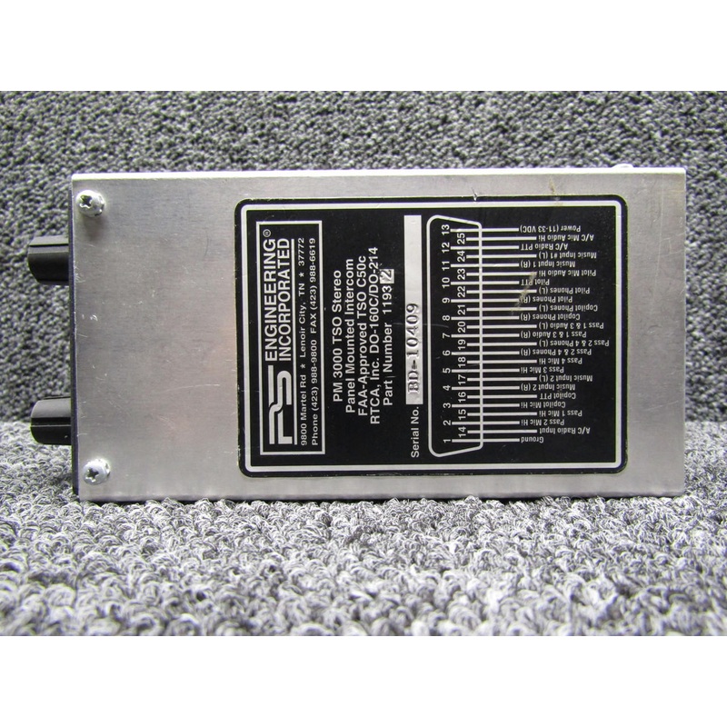 11932 PS Engineering PM 3000 Panel Mounted Intercom