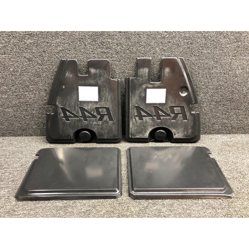 Accu-Form Plastics Aftermarket Plastic Floor Mat Set with Cup Holders, Aft Mats