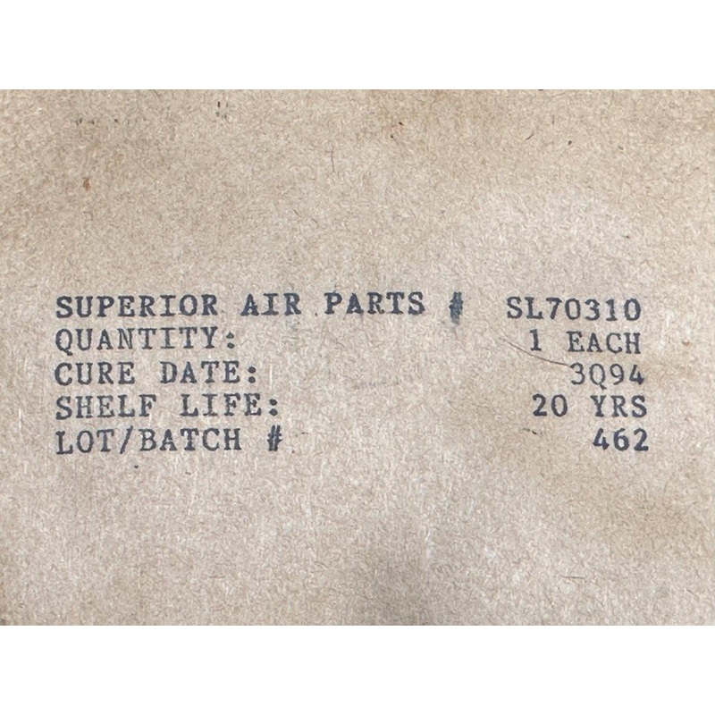 SL70310 Superior Air Parts O-Ring (Set of 19) (New Old Stock)