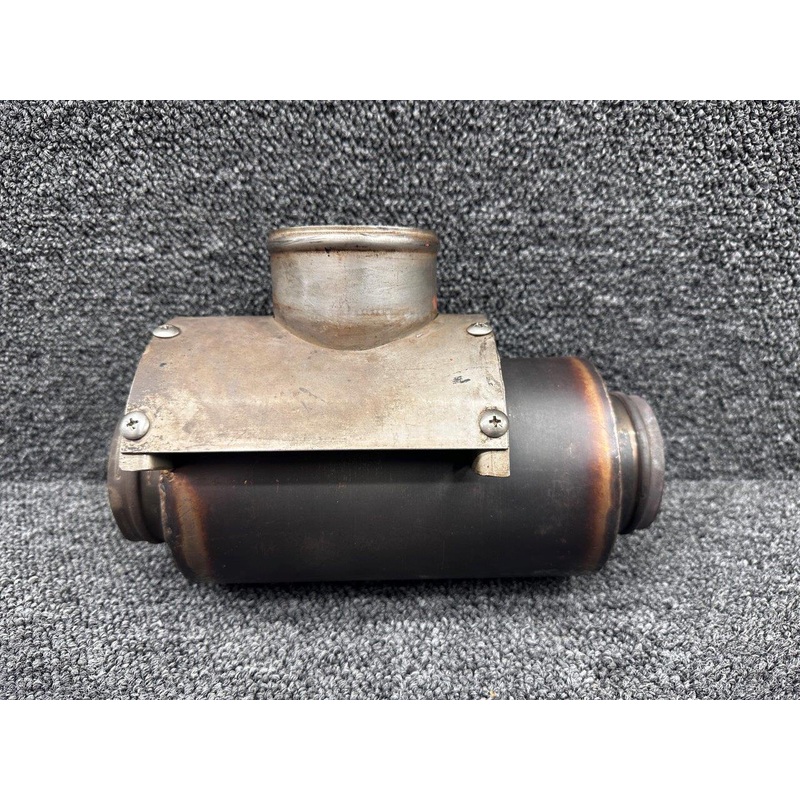 1250201-17 Continental IO-470-E20B Hanlon and Wilson Muffler with Shroud RH