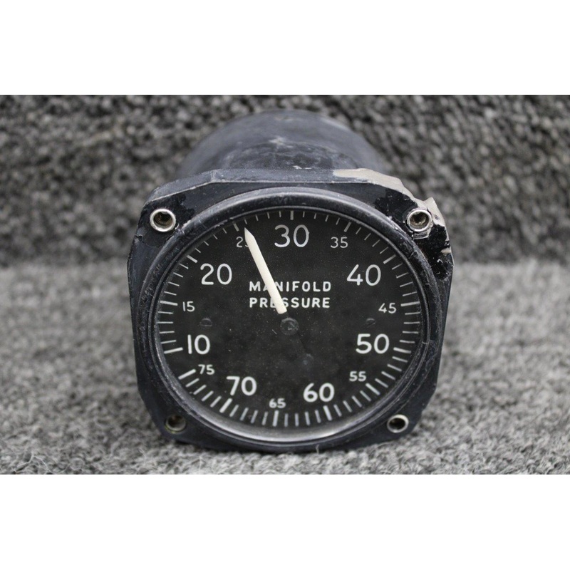 6748-267 Manning Maxwell and Moore AN-5770-1 Manifold Pressure Indicator