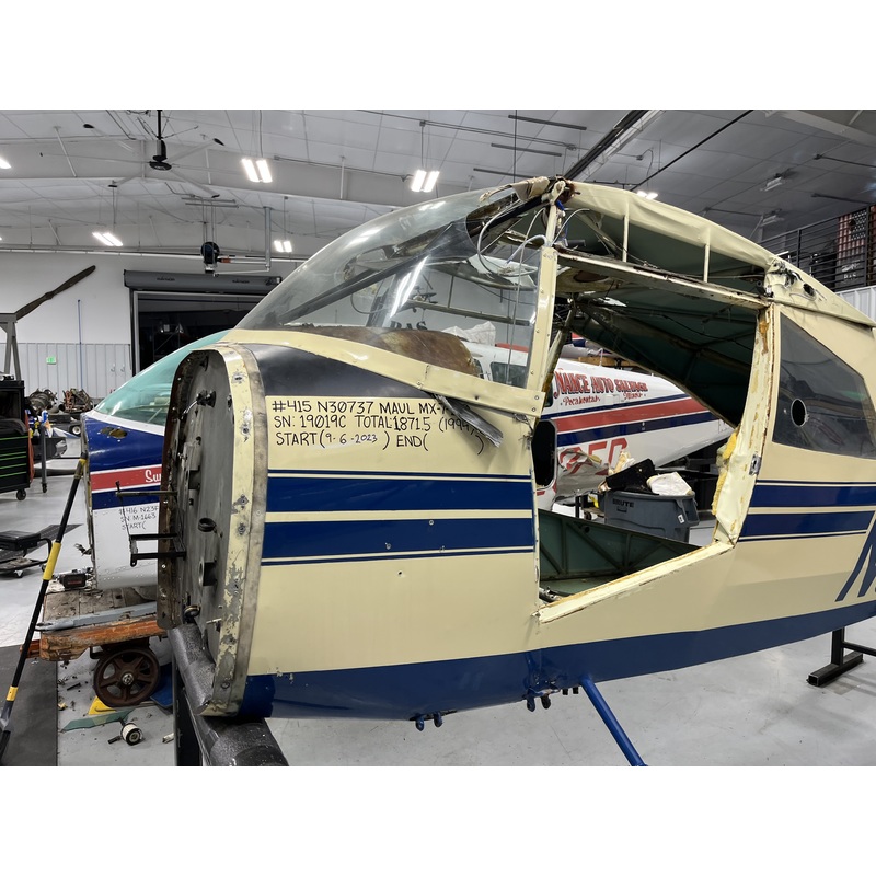 Maule MX-7-160 Fuselage w Bill Of Sale, Data Tag, Airworthiness, and Logs