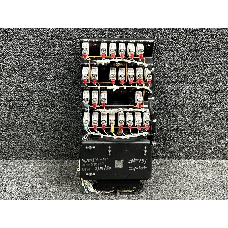 46F24A005-002 Piper PA46-600TP Forward Co-Pilot Circuit Breaker Panel (Klixon)