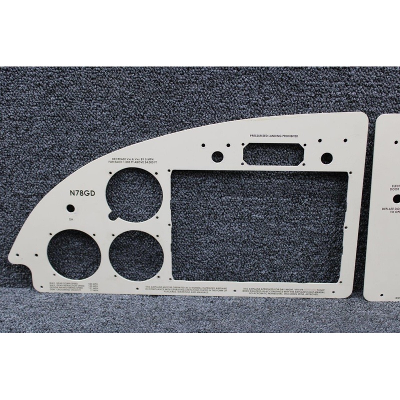 660029-521, 660029-519 Aerostar 601P Instrument Panel Set Upper LH and RH