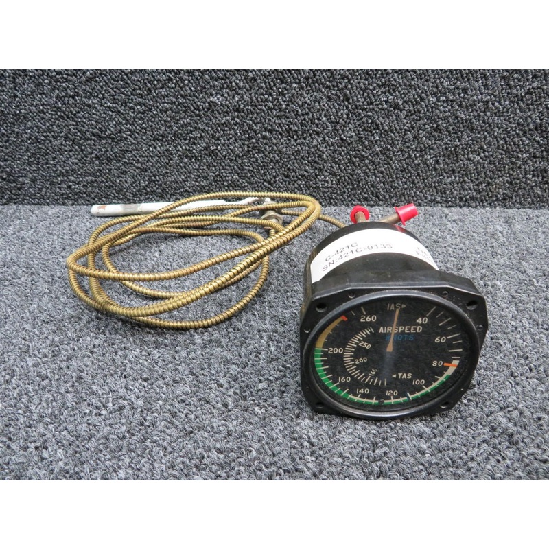 AW2023AK13 (Alt: C661045-0313) US Gauge True Airspeed Indicator (40-260 Knots)